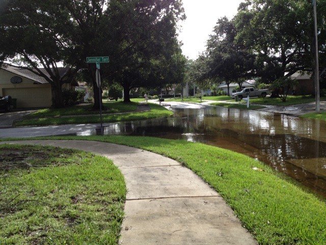 Flooding context near Tarpon Woods